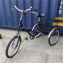 Pashley three speed tricycle with storage basket - THIS LOT IS TO BE COLLECTED BY APPOINTMENT FROM DUGGLEBY STORAGE, GREAT HILL, EASTFIELD, SCARBOROUGH, YO11 3TX