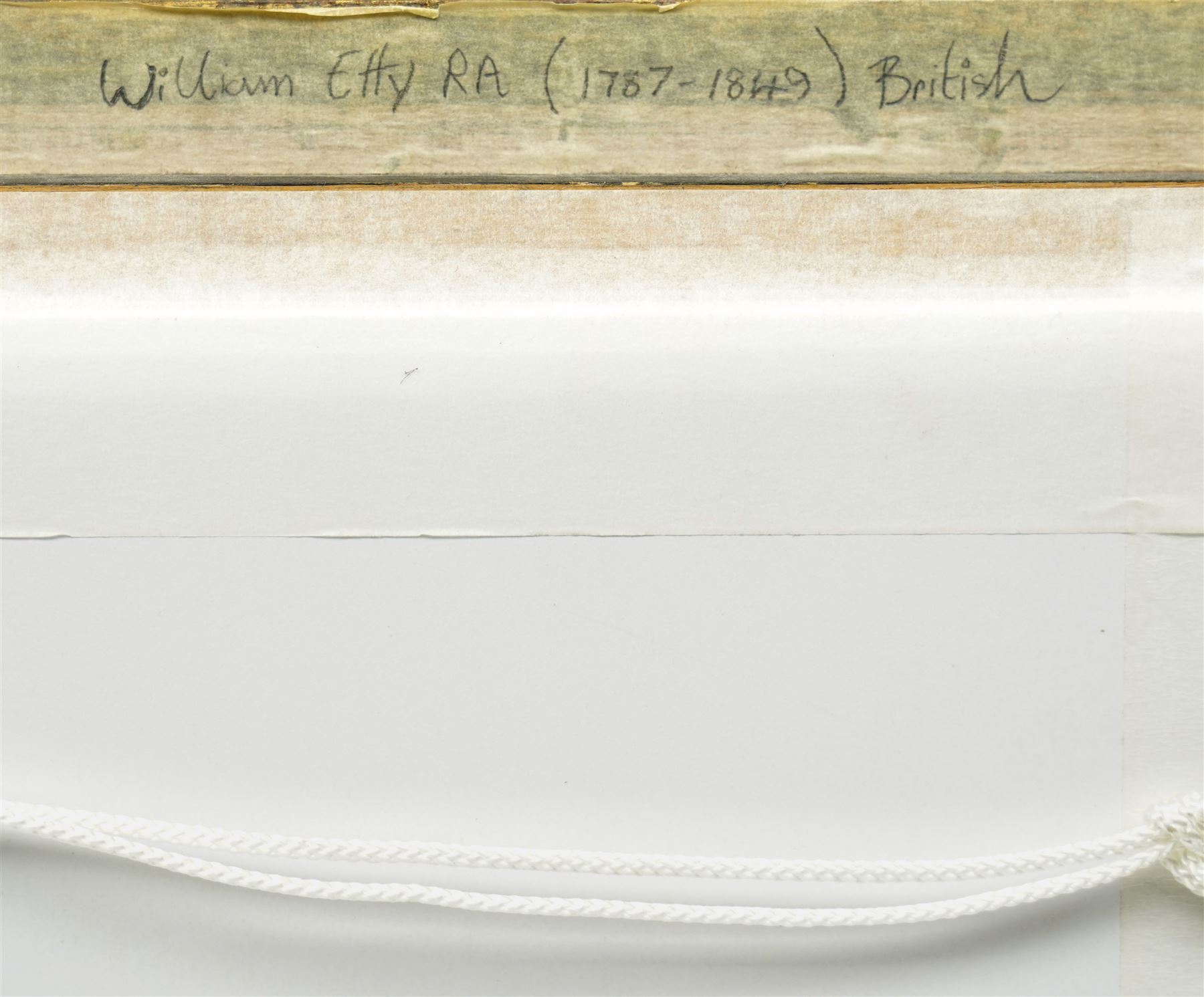 William Etty RA (York 1787-1849): The Bathing Nymph, oil on panel inscribed verso 29cm x 25cm
Provenance: from the collection of Father John O'Connor, a Bradford Roman Catholic priest and the basis for GK Chesterton's detective Father Brown. He was associated with various painters, authors and artists during his time including the likes of Eric Gill and Etty, as well as a keen interest in the antiquities. Purchased Duggleby Stephenson Country House sale 06/12/2024, £1000