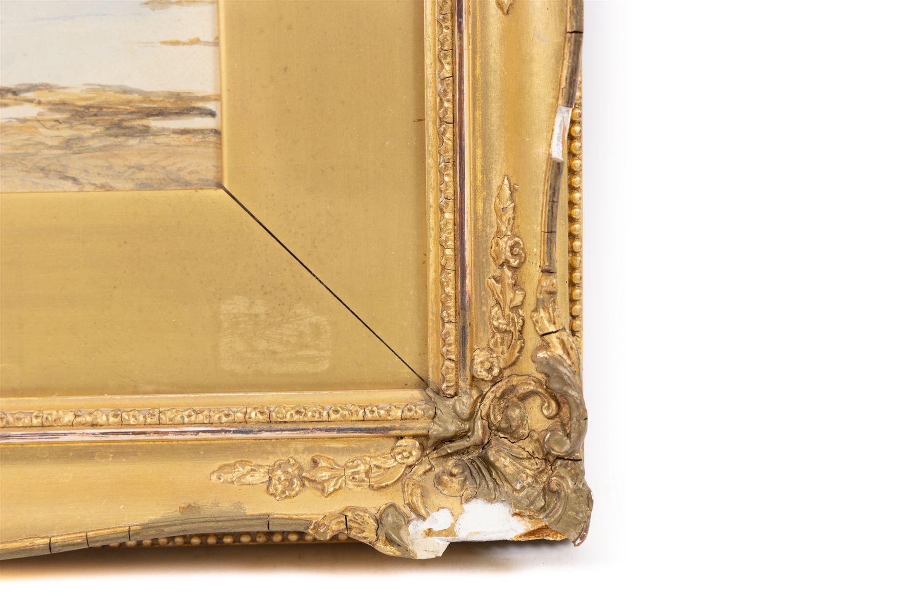 Thomas Miles Richardson Jnr. (British 1813-1890): 'A Castle Ruin', watercolour signed with initials 24cm x 35cm