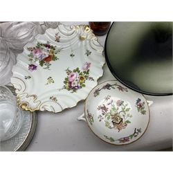 Denby coffee pot, together with Hornsea sugar shaker, glassware and other collectables 