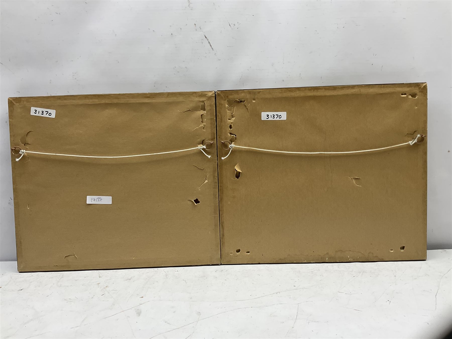 H R Asquith (British early 19th century): Fjord Scenes, pair watercolours signed and dated 1813, 16cm x 24cm (2)