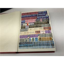 Great British and World stamps, including Trinidad and Tobago, Israel, Ireland, New Zealand, Jamaica etc, housed in various albums, folders and stockbooks, in one box