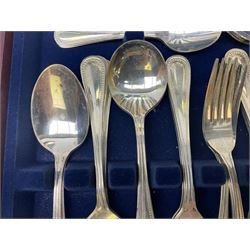 Viners 'The Parish Collection' 58 piece canteen of silver-plated cutlery in wood case