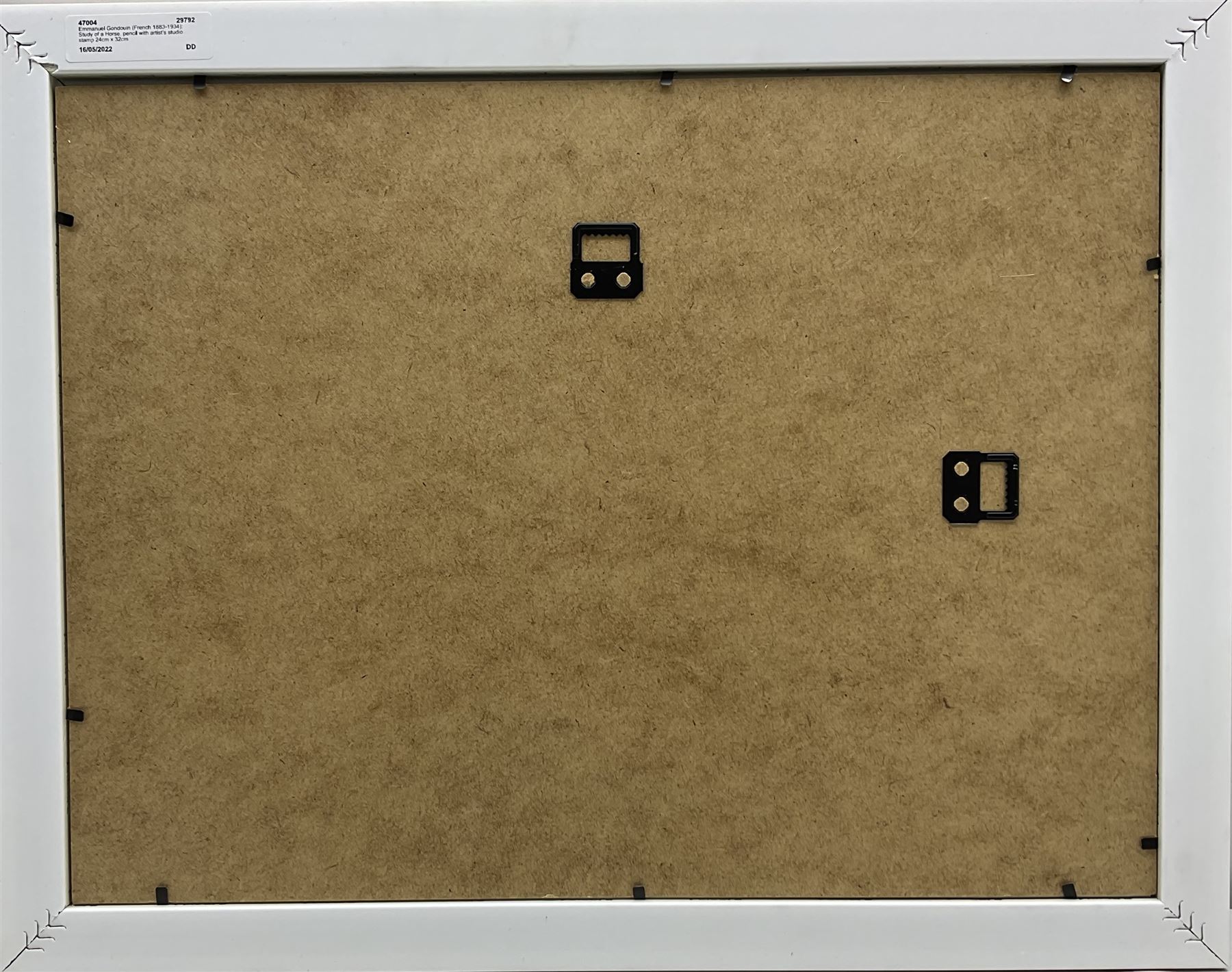 Emmanuel Gondouin (French 1883-1934): Study of a Horse, pencil with artist's studio stamp 24cm x 32cm