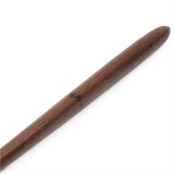 South Seas wooden pole club with turned grip L114cm 
