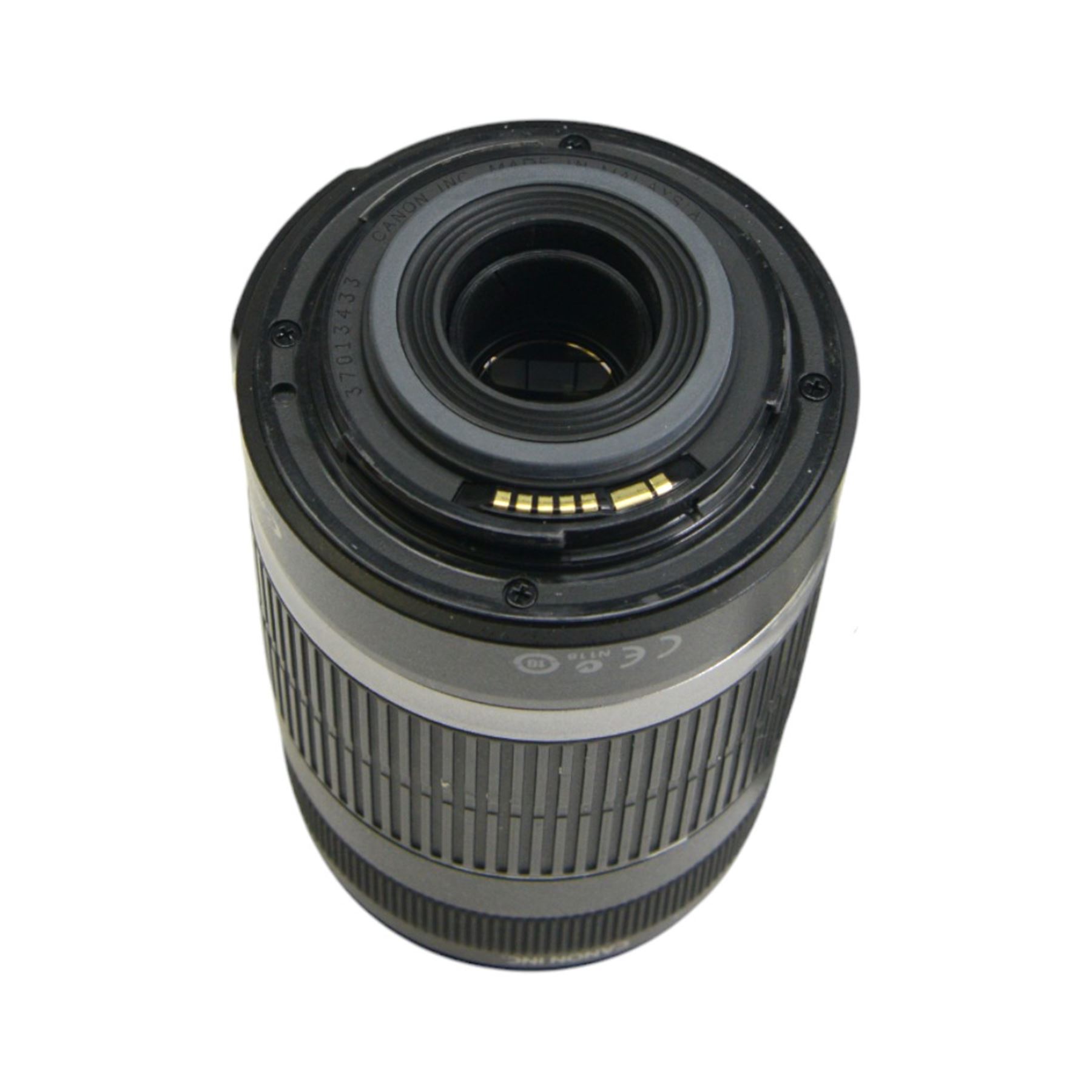 Canon EOS 600D DSLR camera body, with two lenses including Canon EFS 18-55mm IS Macro 0.25m.0/8ft and Canon EFS 55-250mm IS  zoom 1:4-5.6, in a soft shell carry case with charger, instructions and accessories
