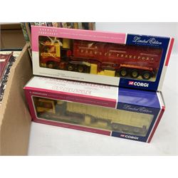 Collection of Rupert Bear annuals together with, two Corgi models, postcards and other ephemera 