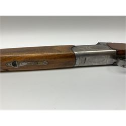 Italian Lincoln 12-bore over-and-under double barrel boxlock ejector sporting gun, 69.5cm barrels, walnut stock with chequered grip and fore-end and thumb safety, serial no.26623, L112cm overall SHOTGUN CERTIFICATE REQUIRED