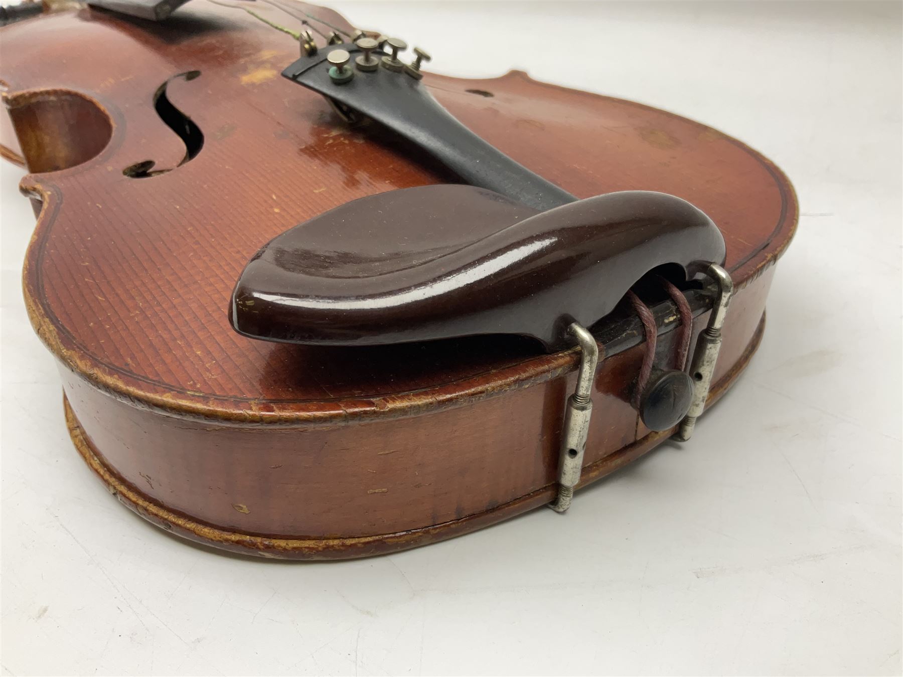 1920s Czechoslovakian violin, bearing label for Antonius Stradivarius Faciebat Anno 1826