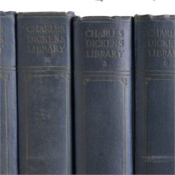 Charles Dickens Library 18volumes by The Educational Book Company in blue boards and All the Year Round conducted by Charles Dickens, New Series Volumes 3 and 4 1870