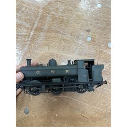 Acorn & Mercian O gauge kit built model Class 63XX GWR Mogul with tender, no. 6377, together with Class 77XX GWR saddle tank, no. 7736 (2)