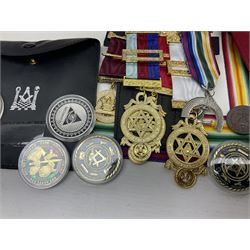 Small quantity of Masonic regalia