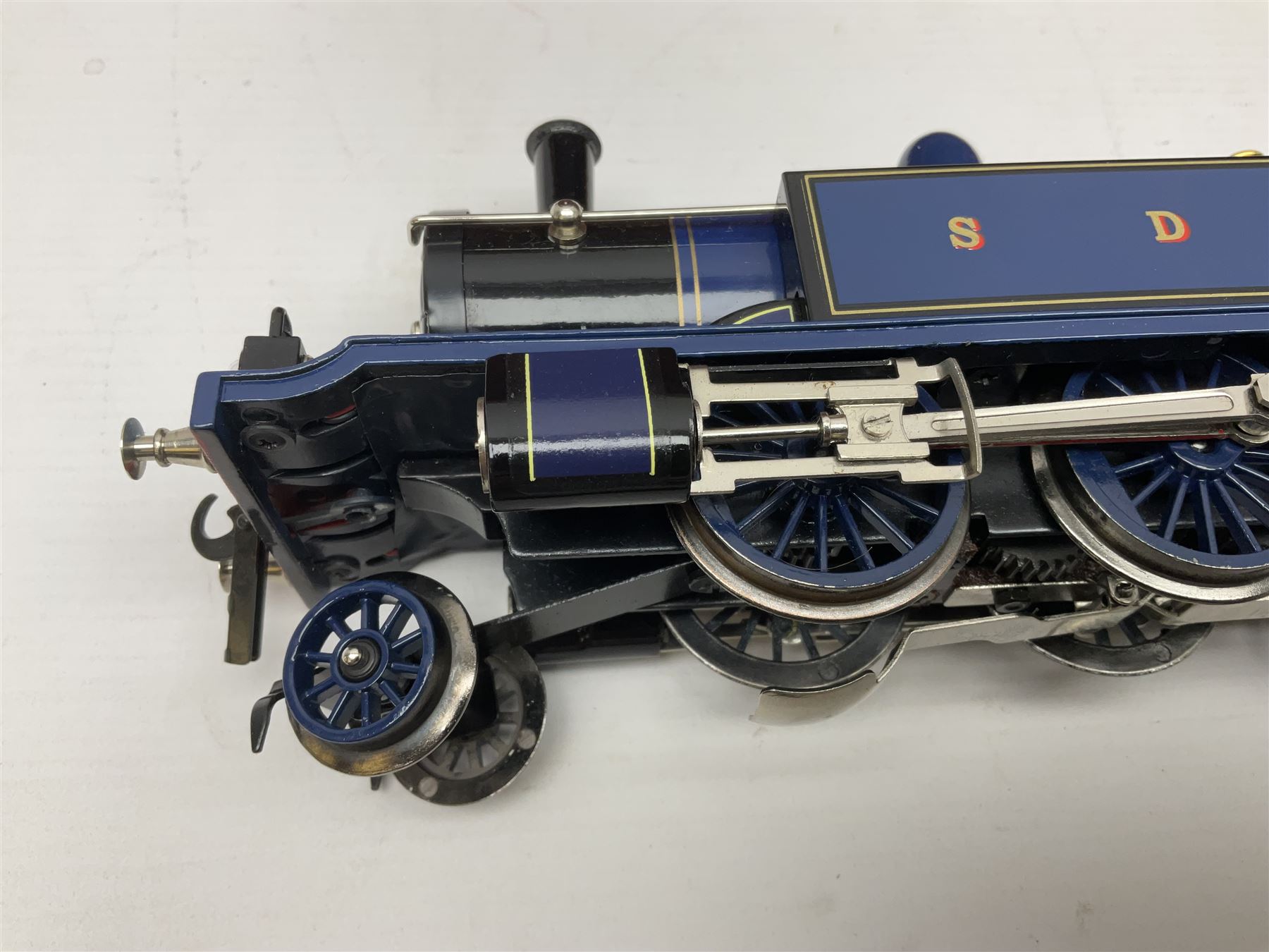 Darstaed '0' gauge - SDJR 2-6-2 tank locomotive No.26 in blue/black; boxed with original packaging and invoice dated 04/02/2017.