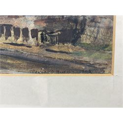 Rowland Henry Hill (Staithes Group 1873-1952): Sheffield Industrial Landscape, watercolour signed and dated 1923, 25cm x 36cm