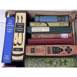Folio Society; twenty eight volumes, including The Seven Year War, The Boer War, The Ottoman Empire, The Moons a Balloon, Captain Cooks Voyages etc 
