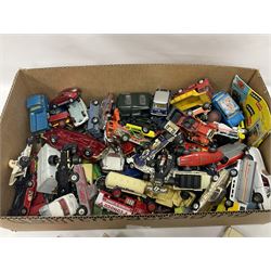 Large quantity of unboxed, playworn, incomplete and repainted die-cast models by various makers