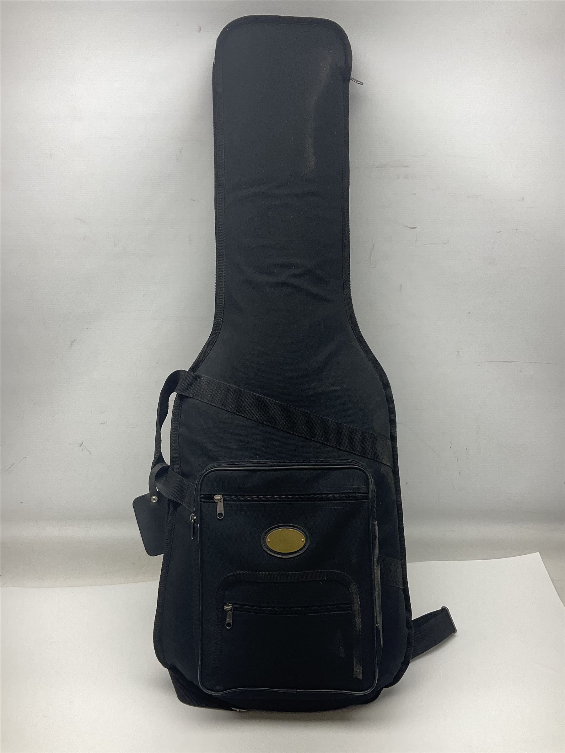 2009 Fender Telecaster electric guitar in black, retro fitted with Charlie Christian copy pick-up, serial no.MZ9546274; L98cm; in Fender soft carrying case