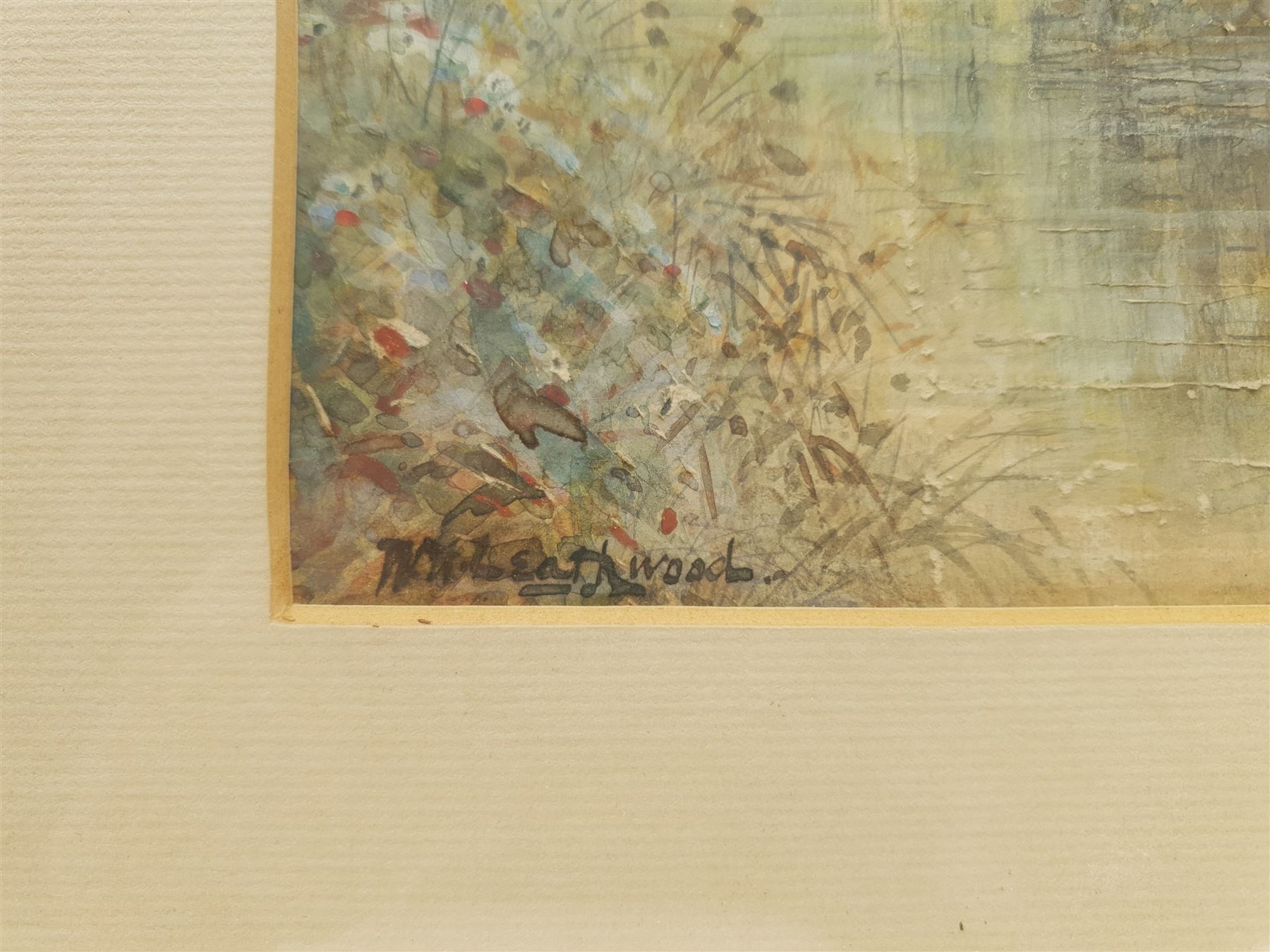 W H Leathwood (British early 20th century): Idyllic Landscapes, pair watercolours signed 16cm x 22cm (2)