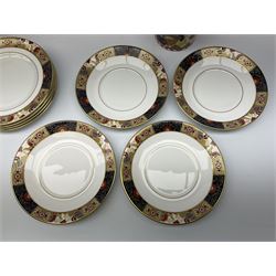 A Royal Worcester Lord Nelson pattern tea service for eight. 