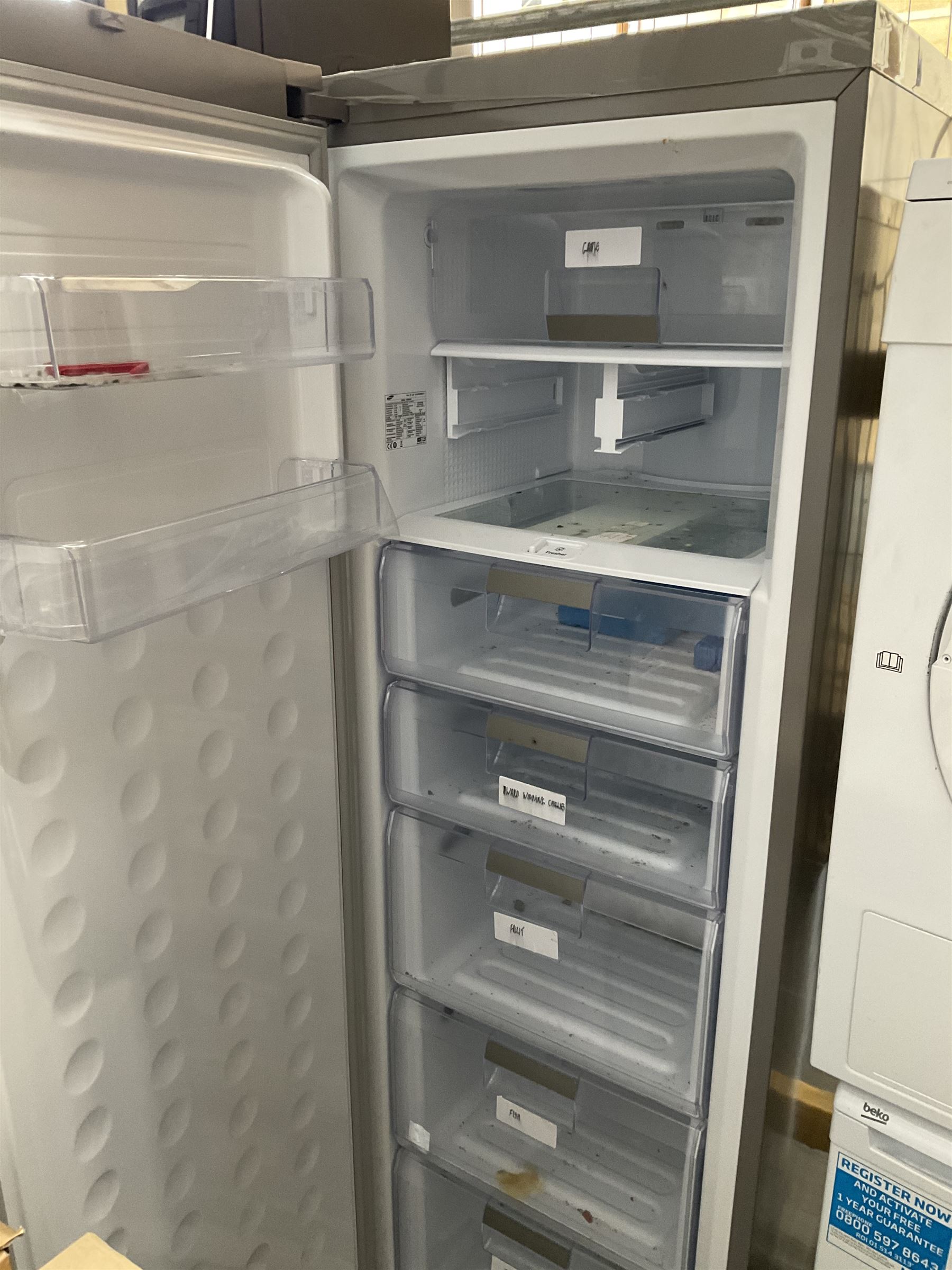 Samsung RZ80FDRS larder freezer - THIS LOT IS TO BE COLLECTED BY APPOINTMENT FROM DUGGLEBY STORAGE, GREAT HILL, EASTFIELD, SCARBOROUGH, YO11 3TX