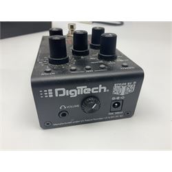 Harman DigiTech Trio Band Creator; boxed with power supply, lead and paperwork; and Pylepro PPDLAI guitar multi effects controller (2)