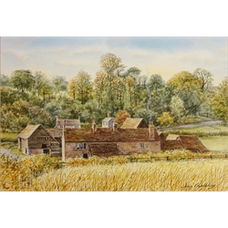  John Chalkley (British 20th century): Rural Farmstead , watercolour signed 18.5cm x 27cm  