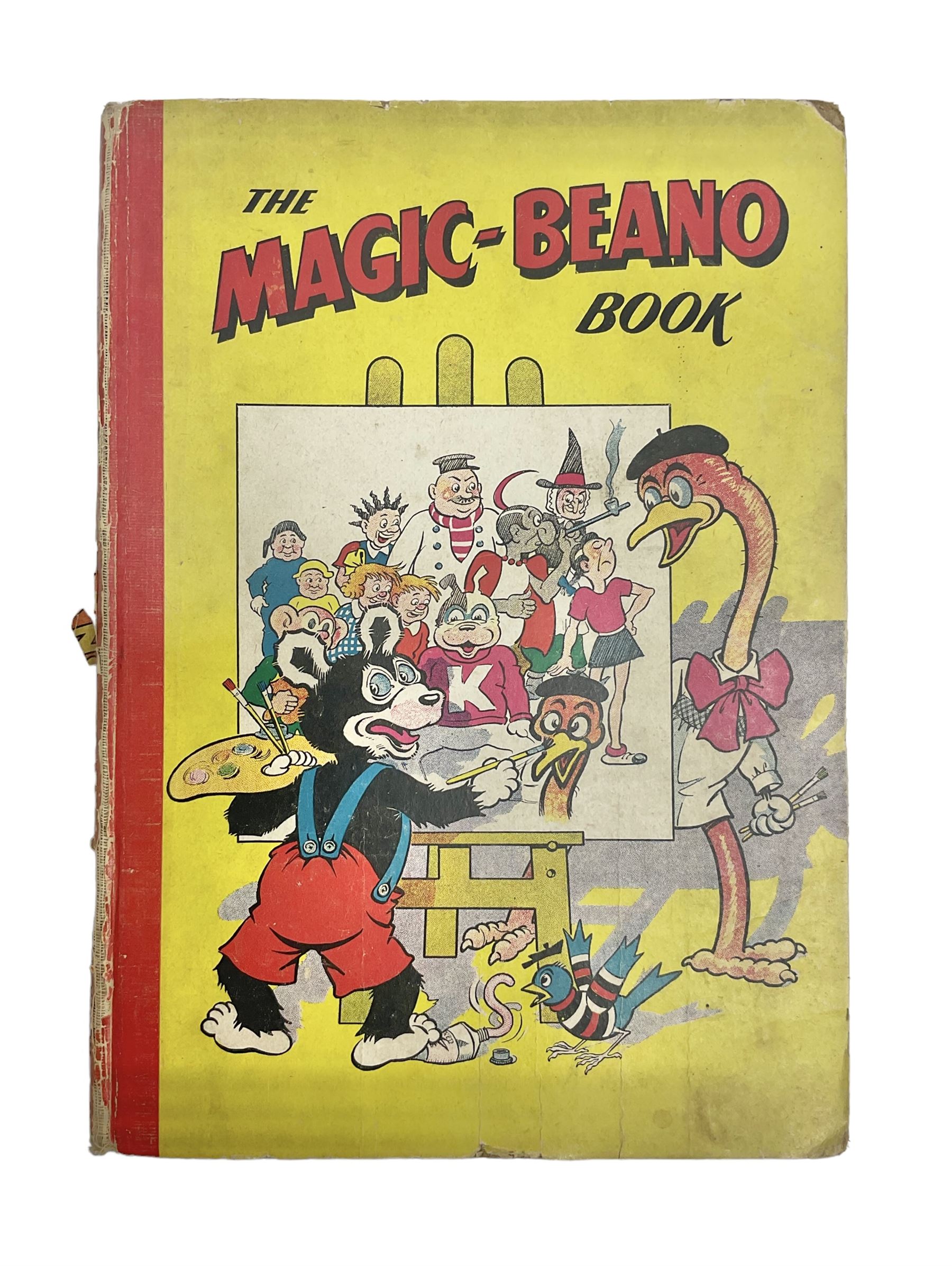 The Magic Beano Book Published 1950 by D.C. Thomson, 127 pages, pictorial card covers depicting Biffo painting the Beano bunch
