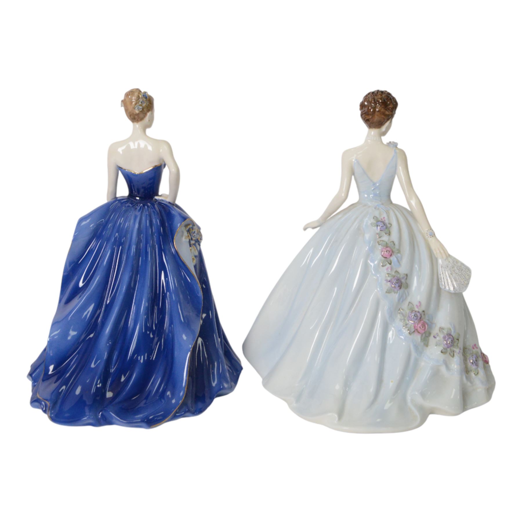 Two Coalport figures, The Dream Unfolds and The Jubilee Ball