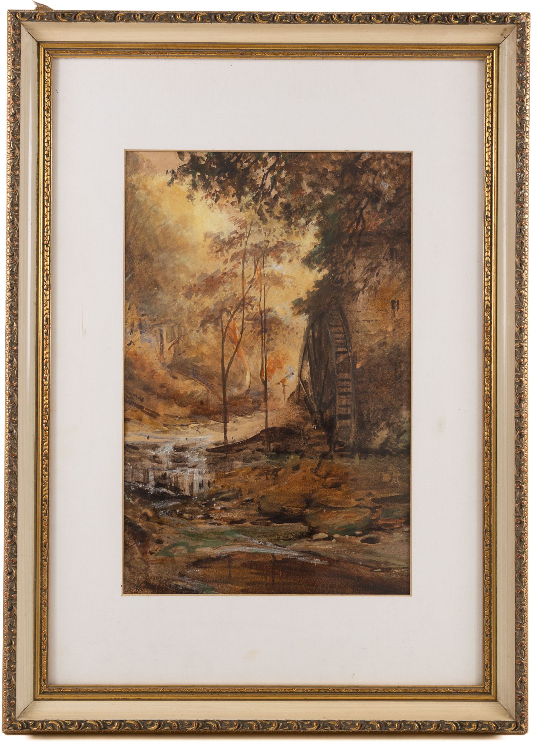 Alfred George Morgan (British 1848-1930): 'The Forge', View of Rigg Mill - Whitby and Distant View of Whitby Castle, set of three watercolours signed max, one titled verso 40cm x 26cm (3)