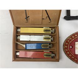 Bugatti cast iron sign with a red background, Shell Oil cast iron sign with gold background, together with Land Rover oil can, motorist warning lamp & torch tool kit and other motoring items 