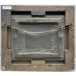 Sam Bough RSA RSW (Scottish 1822-1878): 'Windsor Castle', oil on board signed, titled on plaque 18cm x 23cm in superb carved giltwood frame