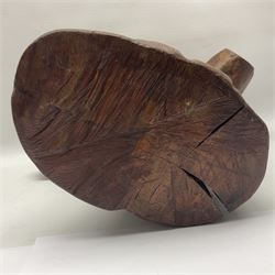 Helen Skelton (British 1933 – 2023): Large carved wooden sculpture, modelled as a male torso, H40cm. Born into an RAF family in 1933 in Kent and travelled the world extensively during her childhood. After settling in Bridlington, Helen immersed herself in painting, textiles, and wood sculpture, often inspired by nature's beauty. Her talent was showcased in a one-woman show at Sewerby Hall and recognised with the sculpture prize at Ferens Art Gallery in 2000. Sadly, Helen’s daughter passed away from cancer in 2005. This loss inspired Helen to donate her sculptures to Marie Curie upon her passing in 2023.