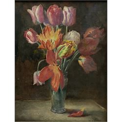 William Arthur Chase (British 1878-1944): Still Life of Tulips, watercolour signed 45cm x 35cm