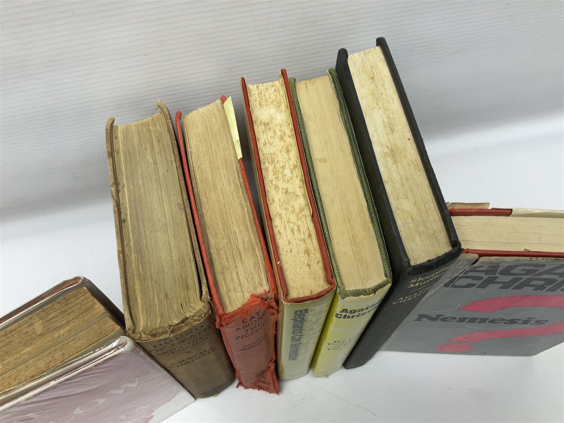 Six Collins Crime Club Agatha Christie novels, including Elephants can Remember, Nemesis, Sleeping Murder, etc together with Agatha Christie; The Hound of Death Odhams Press, all first editions 