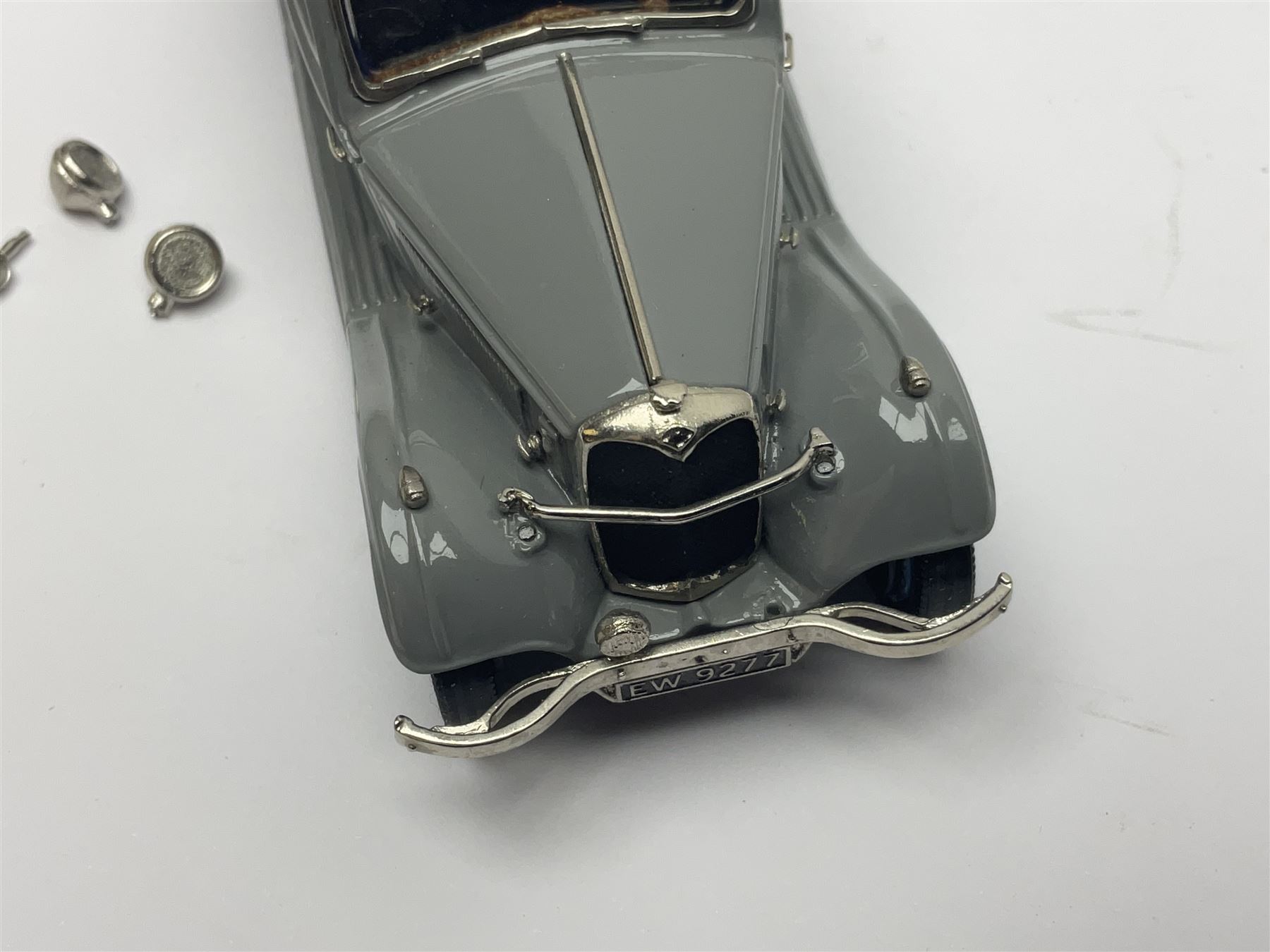 Eight Lansdowne Models 1:43 scale models - 1963 Singer Gazelle, 1958 Hillman Jubilee Minx, 1956 Austin A90, 1952 Singer SM 1500, 1957 Hillman Minx Series 1 Estate, 1958 Austin A105, 1936 Riley Adelphi; and 1968 Vauxhall Victor FD Estate; all unboxed (8)