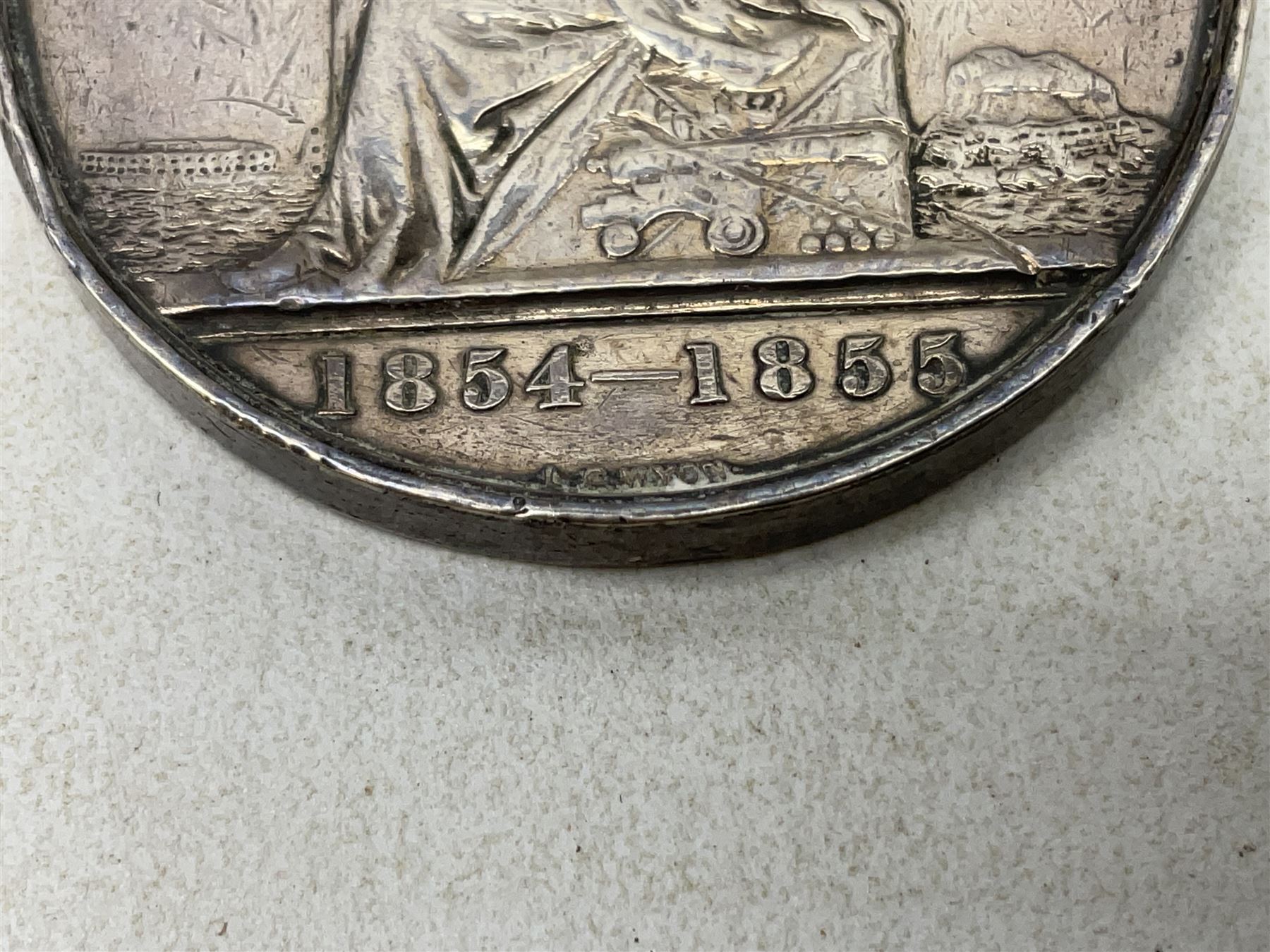 Victoria Baltic Medal 1854-55, unnamed, with ribbon