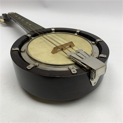  Eight string banjo mandolin (banjolin) L56cm in carrying case  