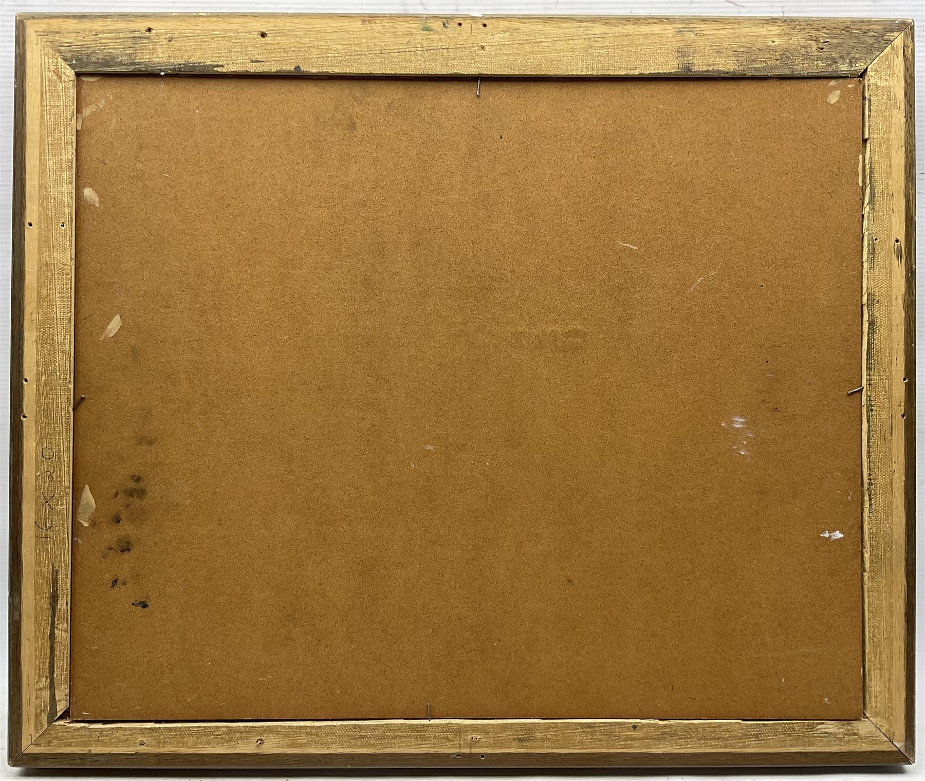 Peter Brook (Northern British 1927-2009): 'Sunday', oil on board signed and titled 39cm x 49cm 
Provenance: West Yorkshire dec'd estate; the deceased was good friends with the artist.