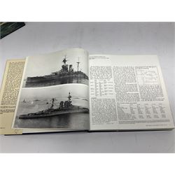 Raven & Roberts: two volumes - British Battleships of WW2. 1981 Third impression; and British Cruisers of WW2. 1980; both with dustjacket (2)
