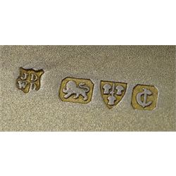 Three silver cigarette cases by Smith & Bartlam, William Neale & Son and James Deakin & Sons, all hallmarked, approx 10.5oz