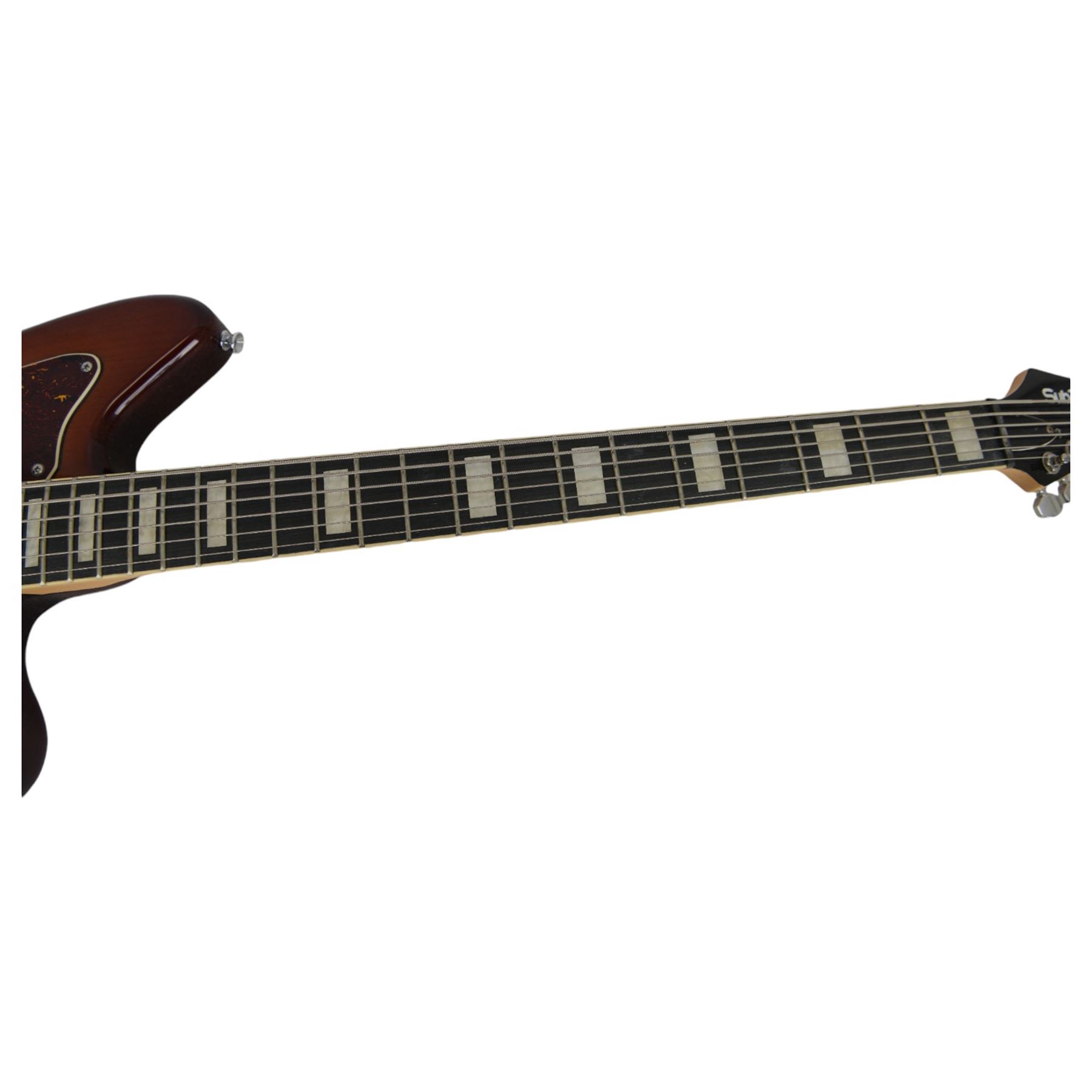 SubZero  bass guitar, serial no. 19080610 with stand, guitar L113cm