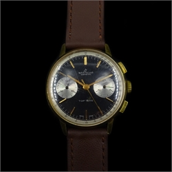  Breitling gentleman's Top Time chronograph wristwatch model number 2003, late 1960's on leather strap   