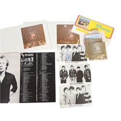 Signed Stiff Little Fingers promotional card, signed by four members of the band Jake Burn...