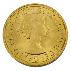  Queen Elizabeth II 1959 gold full sovereign   