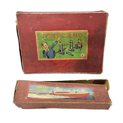 Pre-war Hornby No 5 clockwork Speedboat 