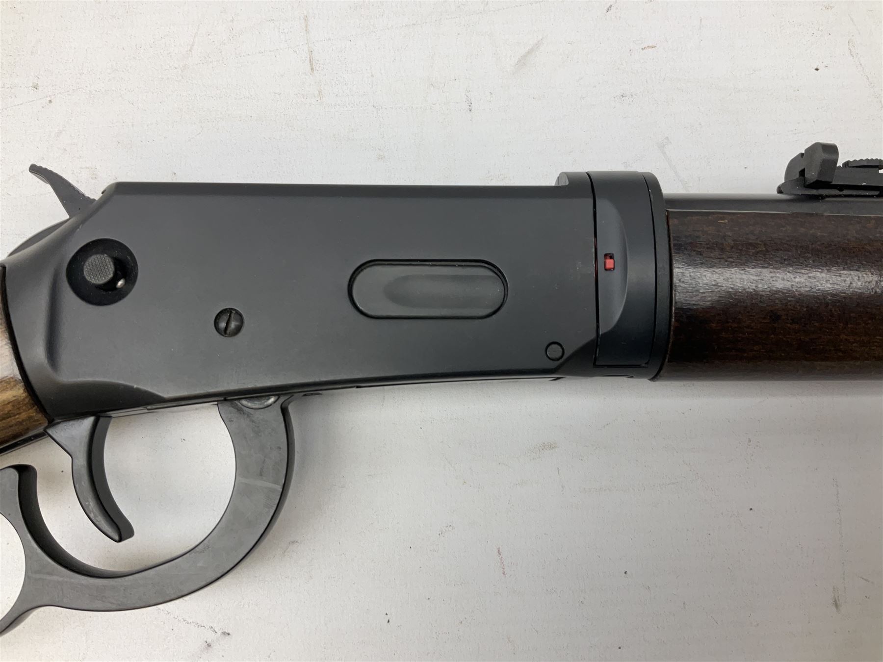 Walther Winchester '94 style .177 lever action CO2 air rifle together