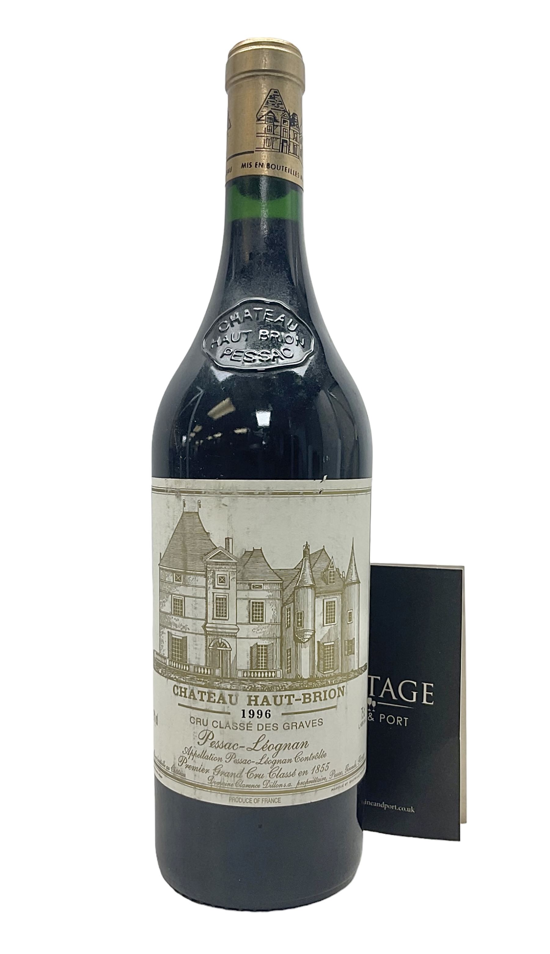 Chateau Haut Brion, 1996 Grand Cru Classe De Grave Pessac-Leognan, 70cl, 13% vol