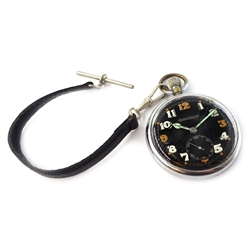  Jaeger-LeCoultre WWII military pocket watch arrow mark GS/TP 002042  