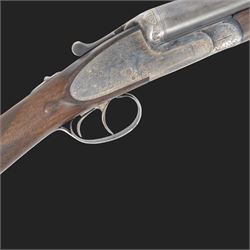 Black Sabel De Luxe, 12 bore double trigger sidelock ejector, side by side double barrel shotgun with 63cm (25