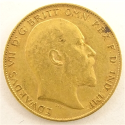  King Edward VII 1909 gold half sovereign  